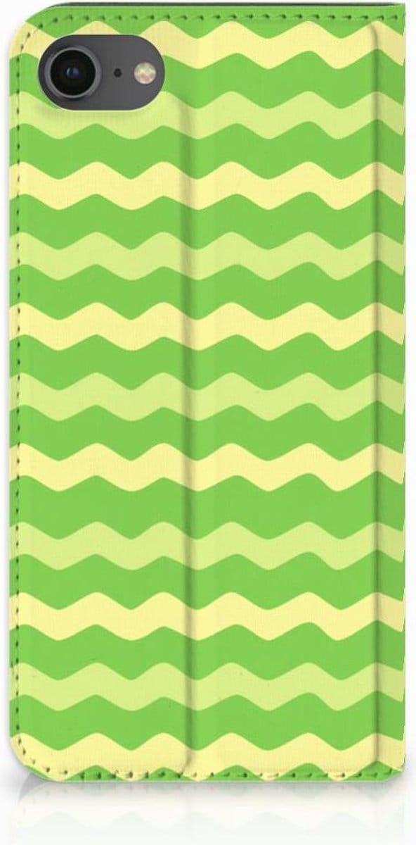 iPhone 7 | 8 | SE (2020) | SE (2022) Hoesje met Magneet Waves Green