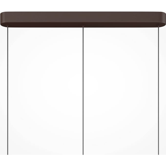 Maytoni LED hanglamp Nuvem, bruin, opaalglas, lengte 66 cm, 3-lamps