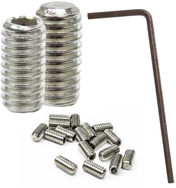 Onbekende Producent C2 - Platformpedaal Pinnen - 8mm - Inbus 2mm - Staal