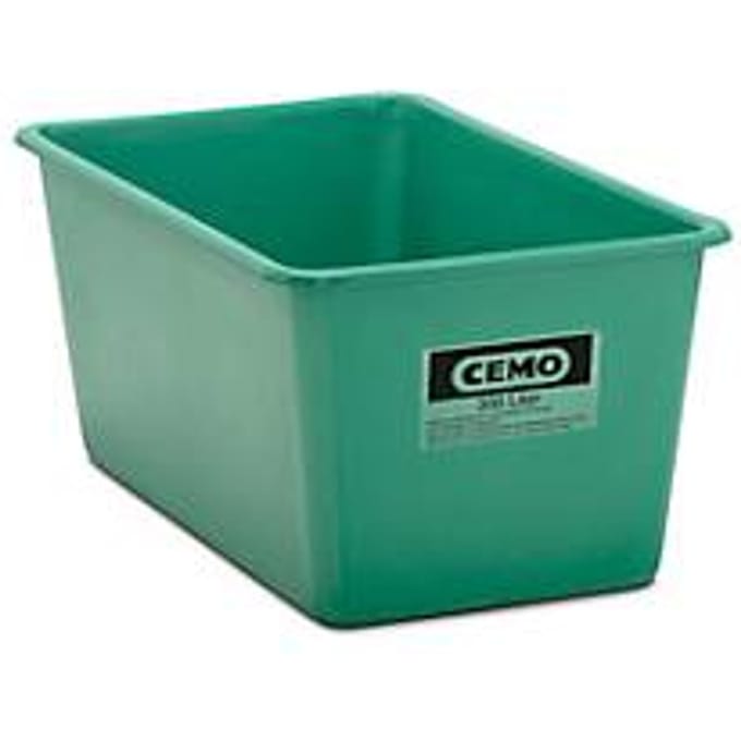 Rechthoekige container Standaard, GFK, 300 l, groen