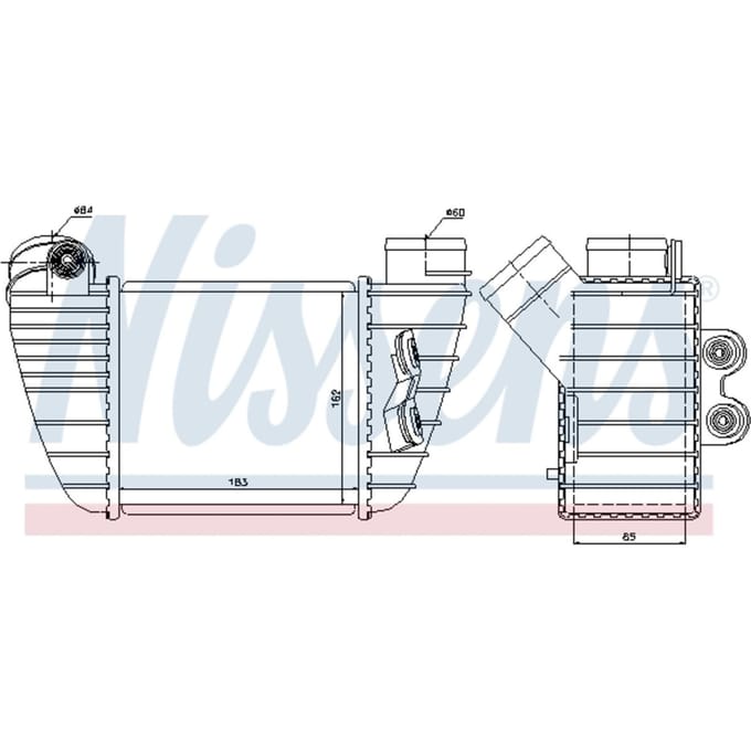 Intercooler NISSENS 96682