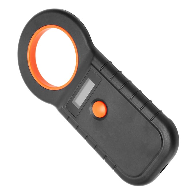 Pet Microchip Scanner 134.2Khz 125Khz EMID FDX B Bedraad USB Draadloos 2.4G Bluetooth Handheld Dier zwart