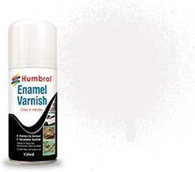 Humbrol Hobbyverf Enamel verf - #35 Varnish - Gloss - Enamel Spray Verf spuitbus - 150 ml