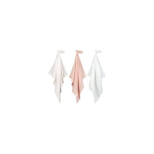Prénatal hydrofiele luiers bloem bij 3 stuks Powder Pink unisex