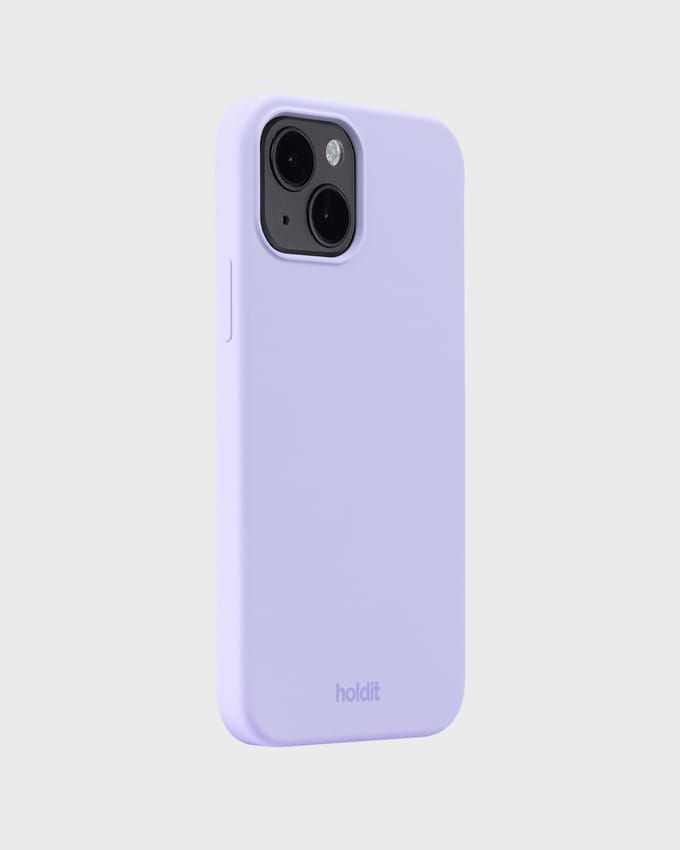 Phone Case Silicone Lavender iPhone 15