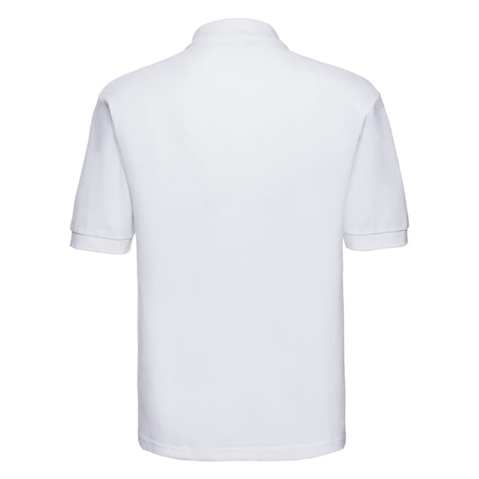 Russell Heren Klassiek Polycotton Poloshirt (Wit)