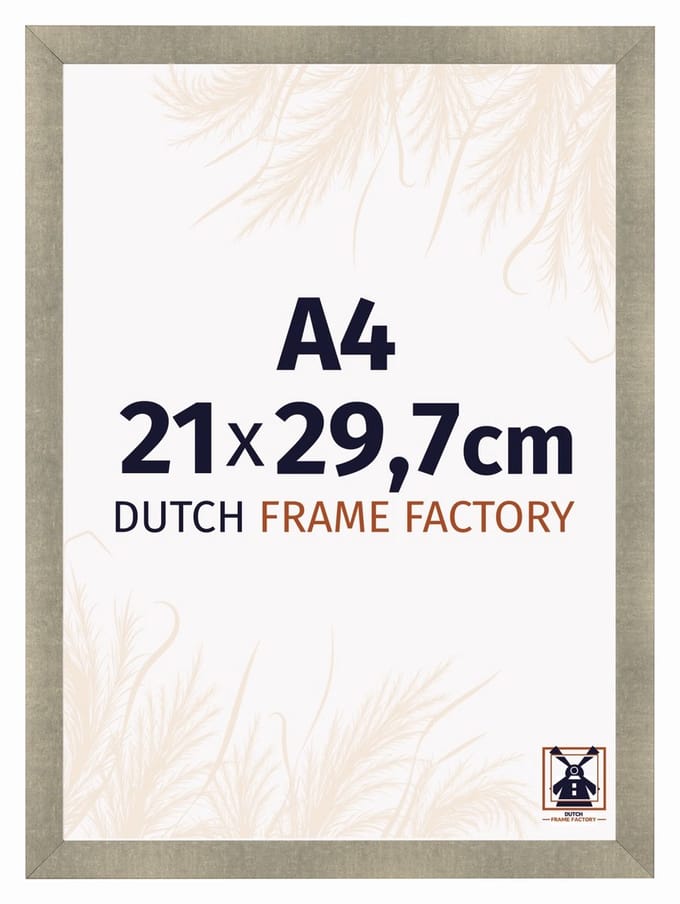Fotolijst A4 21x29,7 cm - MDF - Goud Antiek - Praag