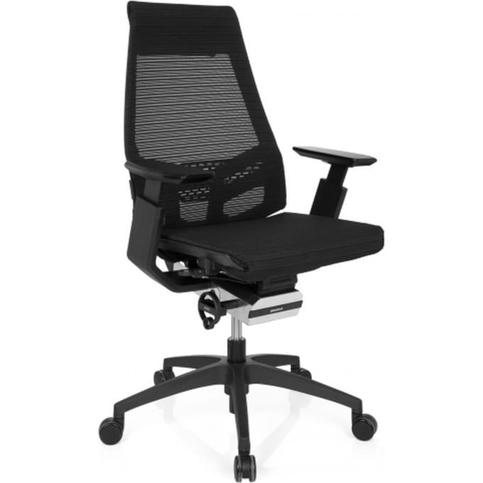 GENIDIA SMART BLACK | net - Professionele bureaustoel Zwart