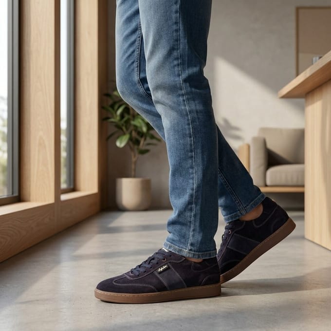 Australian Australian Kylian Sneakers blauw Leer