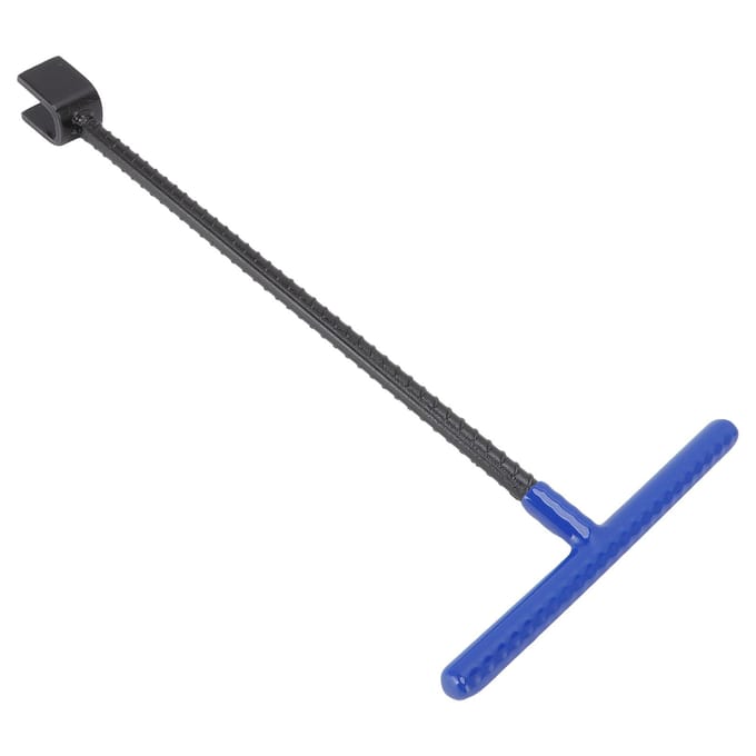Stalen Watersleutel Multifunctionele T-Handgreep Straatsleutel met 4-weg Utility Tool voor Kleppen black