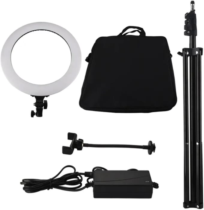 Professionele 18 Inch Ringlamp met LED Verlichting en Touch Bediening voor Vloggers