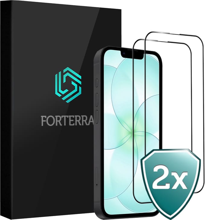 Screenprotector 2 Stuks - Geschikt voor Apple iPhone 17e - Full Cover - Beschermglas - Gehard Glas - Tempered Glass - Screen Protector
