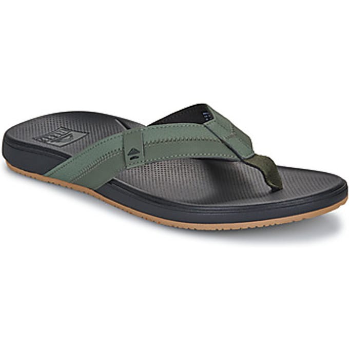 Reef Cushion Phantom 2.0 Olive/Gum Heren Slippers - Zwart/Olijfgroen - Maat 42