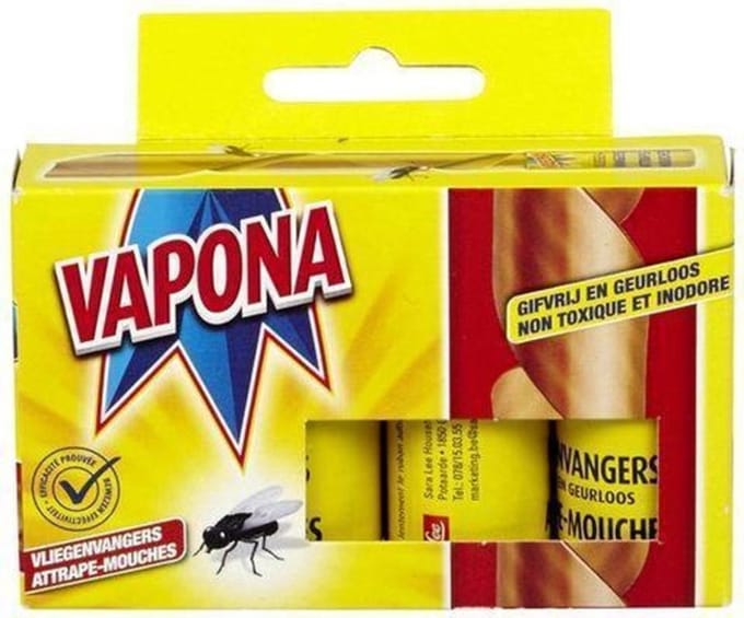 Vapona Vliegenvangers - Natural 8x4st