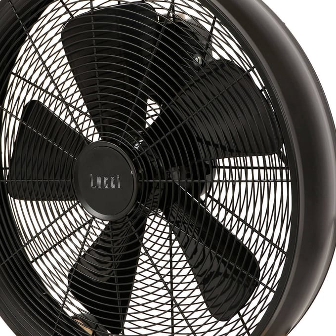 Beacon Lighting Beacon tafelventilator Breeze, zwart/as Ø 41 cm, stil