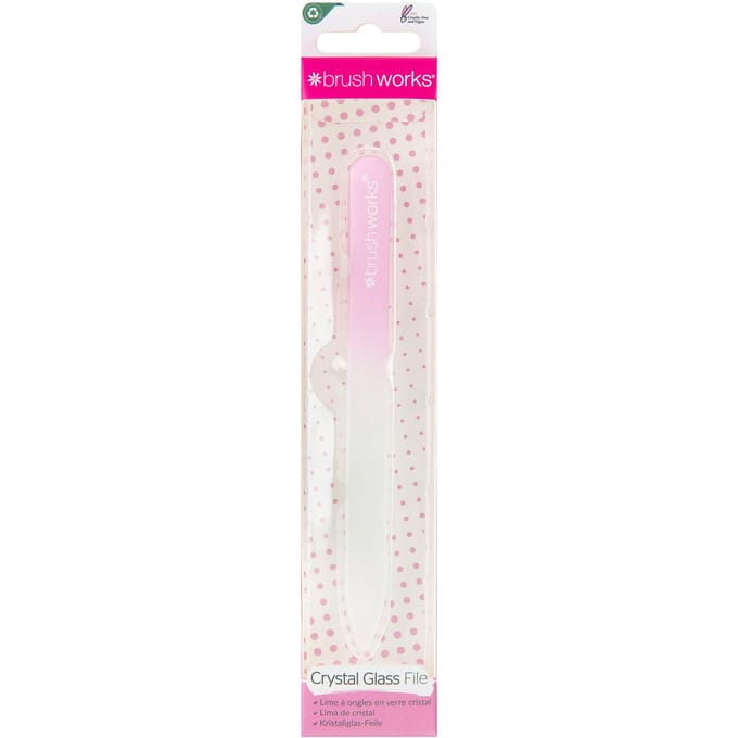 brushworks Crystal Glass File 1 st