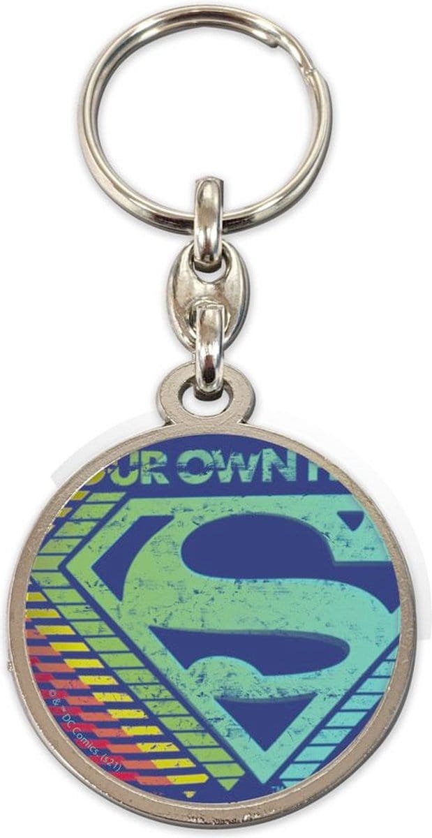 SD Toys Superman Sleutelhanger Logo 7 cm Multicolours