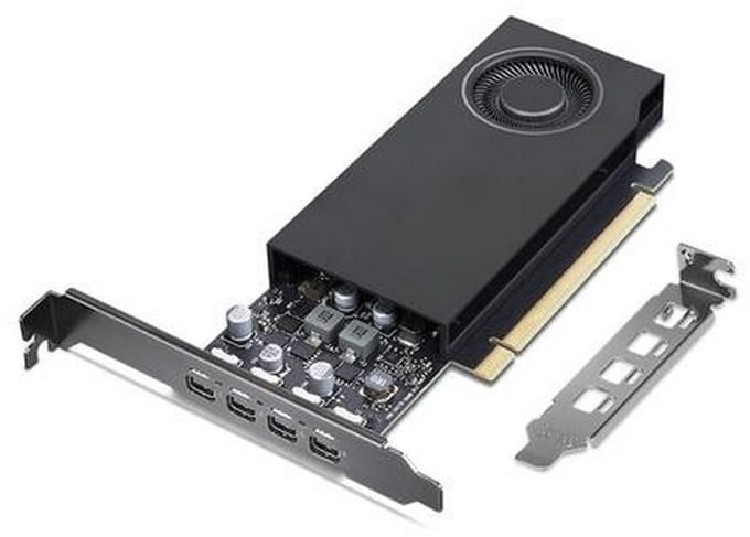Lenovo RTX A1000 - 8GB GDDR6 RAM - Grafische kaarten