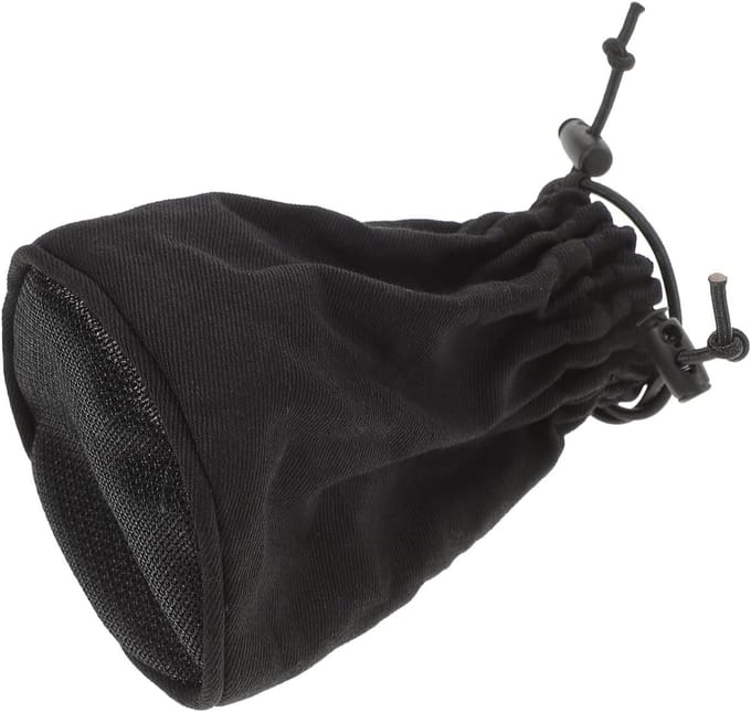 Haardroger Mesh Diffuser voor Krullend Haar, Haardroger Sokken en Stylingaccessoires (Zwart)