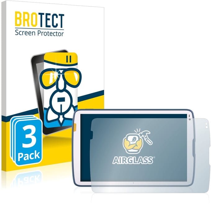 Screenprotector 3 Stuks voor Zebra ET40 10.1" Beschermglas transparant