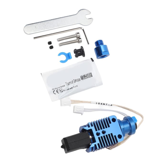 3D Printer Hotend Kit Hittebestendig Hoge Snelheid Printen Hot End Kit voor Ender 3 V2 Pro white