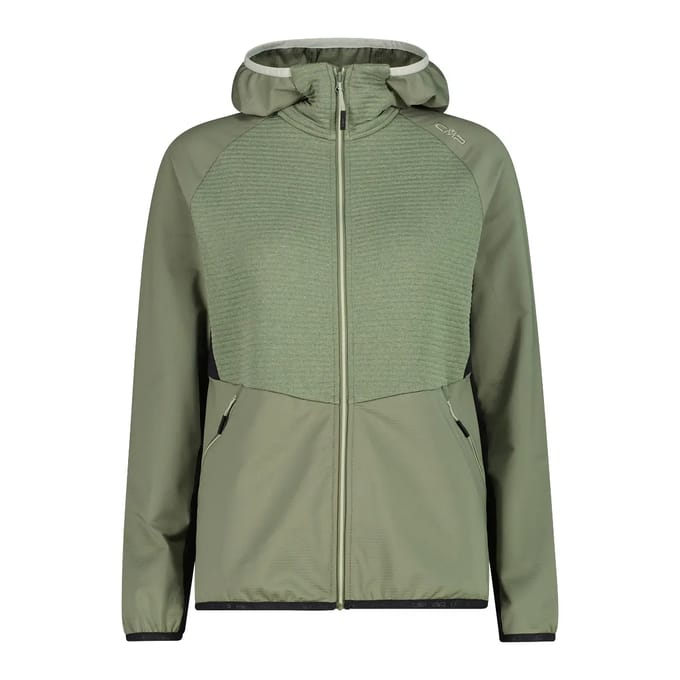 Dames hoodie met rits CMP Grid Tech