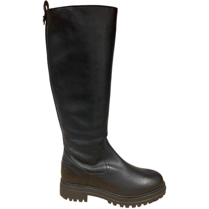 Haboob Lauren Laarzen - Leer - Dames - Zwart - Maat 42