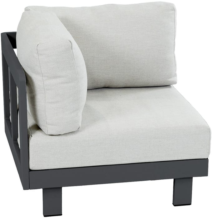 Hoekelement Tulum | Black & Beige