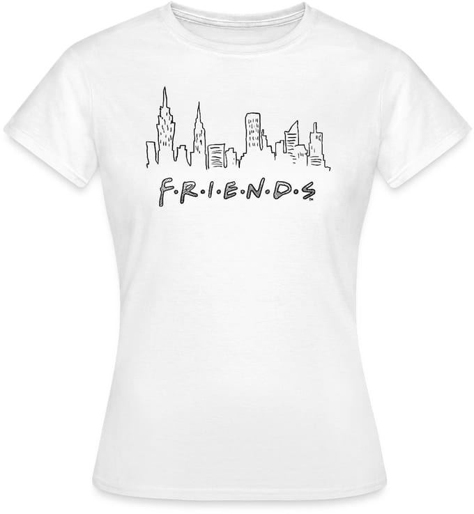 Friends New York Skyline T-Shirt Dames