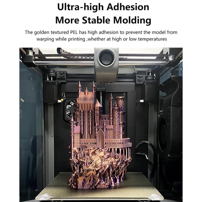 PEI-bouwplaat 3D-printbed Dubbelzijdig getextureerd PEI-oppervlak Magnetisch verenstaal Flexibel 3 gray