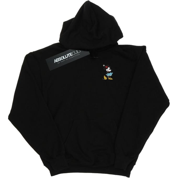 Disney Dames/Dames Minnie Mouse Kick Chest Hoodie (Zwart)