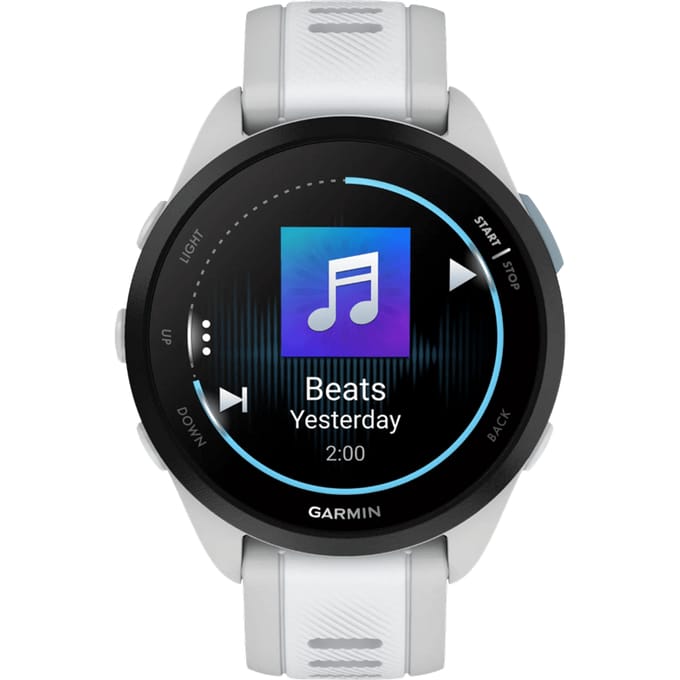 Garmin Forerunner 165 Music - Hardloophorloge - 43 mm - Mist Grey-Whitestone