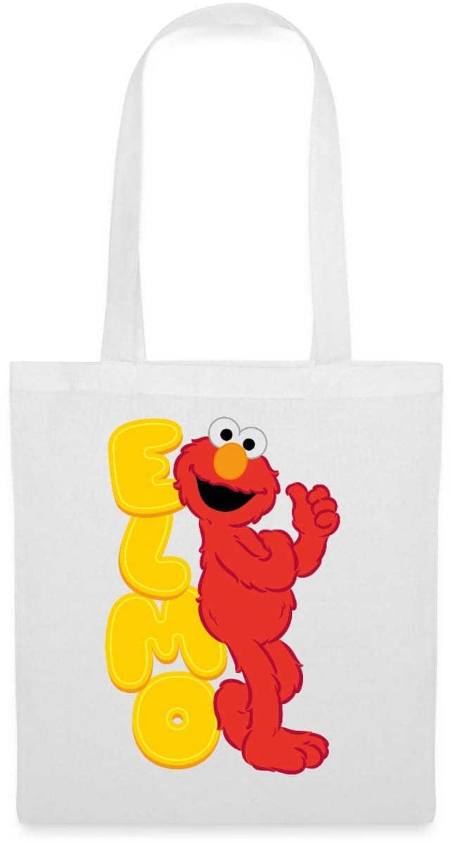 Sesamstraat Elmo Portret Tas Van Stof Schoudertas