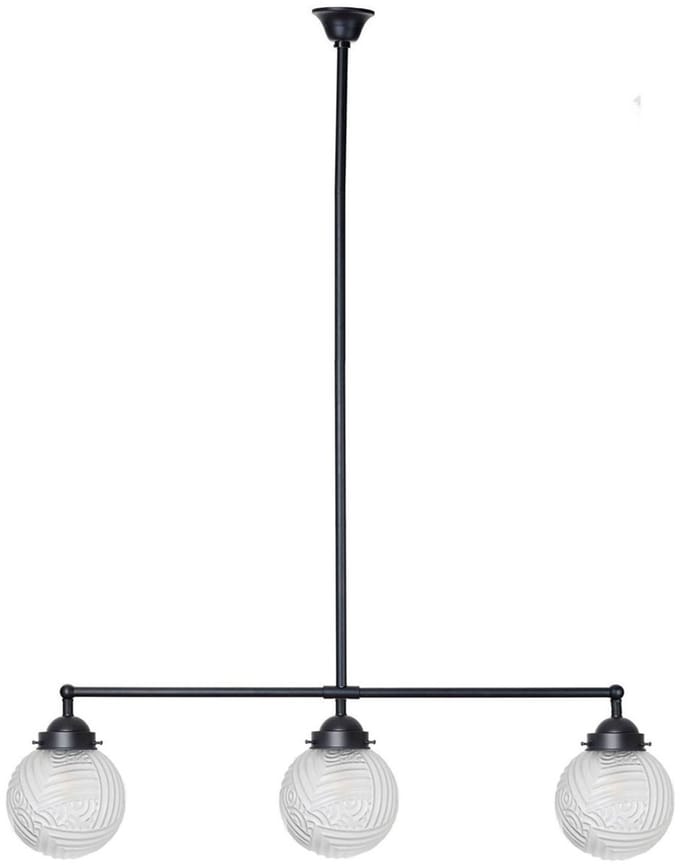 Moonlight T-lamp 3 lichts Nouveau Romance Geëtst - Art Deco Trade