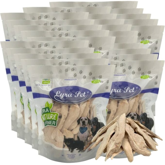 5 kg (25 x 200 g) Lyra Pet® gevriesdroogde eendenborst
