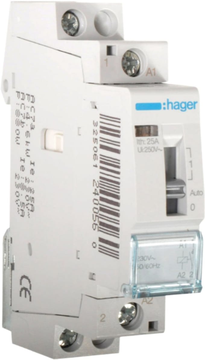 Hager ESC125S HAG MAGN-SCH.25A 1M S 230VAC