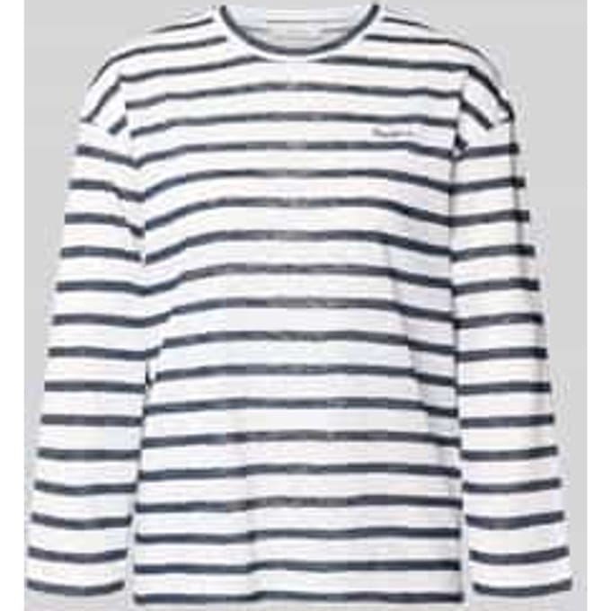 Regular fit T-shirt van katoenmix