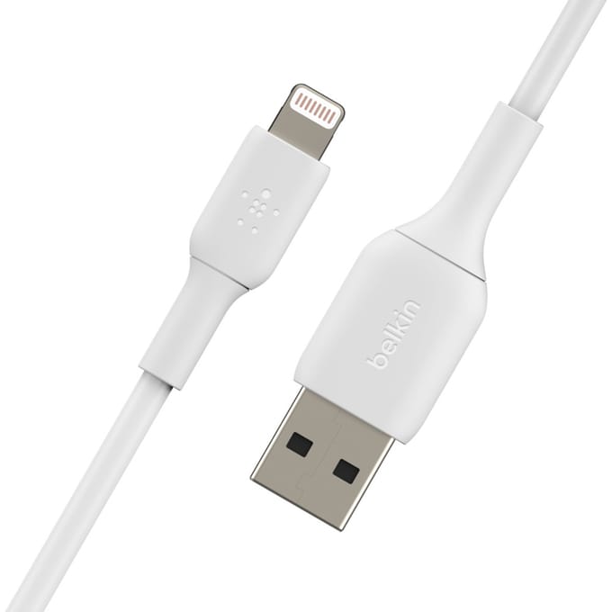 Belkin BOOST↑CHARGE - USB-A naar Lightning Kabel - 3 Meter - 12W - Wit