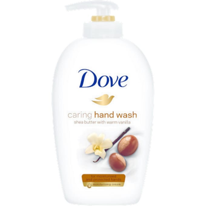 Dove Caring Shea Butter & Warm Vanilla Handzeep – 250 ml