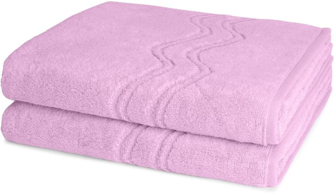 Ross Dames en Heren 2 X douchedoek - Als set Cashmere feeling