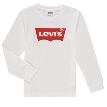Levi´s ® Kids Batwing T-shirt Met Lange Mouwen Wit 5 Years Kinderen