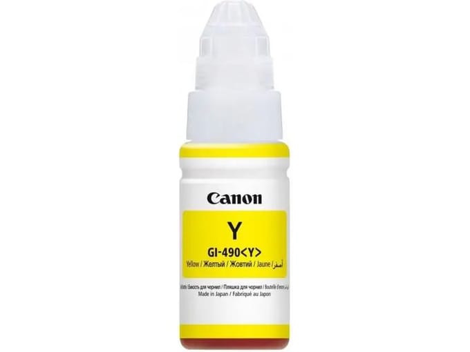 Canon GI-490Y inktfles geel (origineel)
