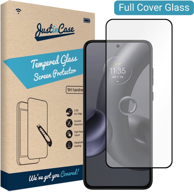 Just in Case screenprotector geschikt voor Motorola Edge 30 Neo - Screenprotector Full Cover Gehard Glas