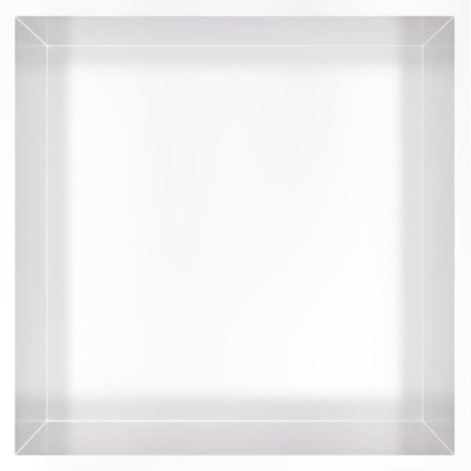 Hotbath &More Inbouwnis - 30 x 30 x 10 cm - Mat Wit