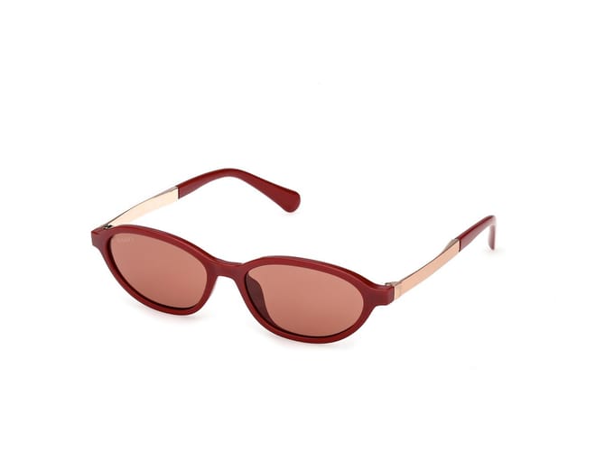Max&co. MO0158 SHINY DARK RED/RED 53/16/140 Unisex Zonnebrillen