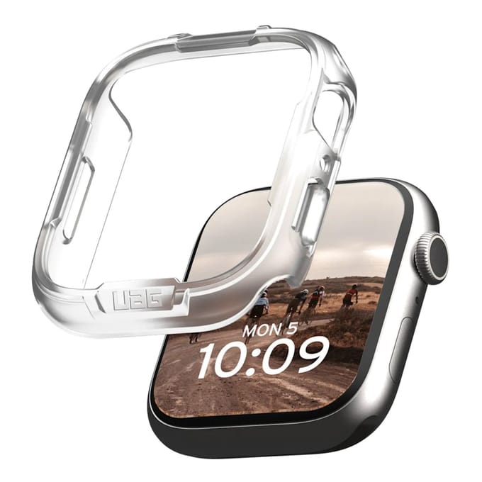 UAG Scout | Bumper Case voor de Apple Watch 7 / 8 / 9 - 45 mm - Clear
