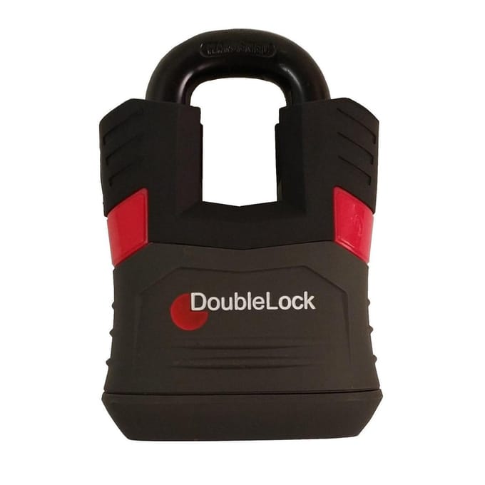 Padlock red hangslot DoubleLock