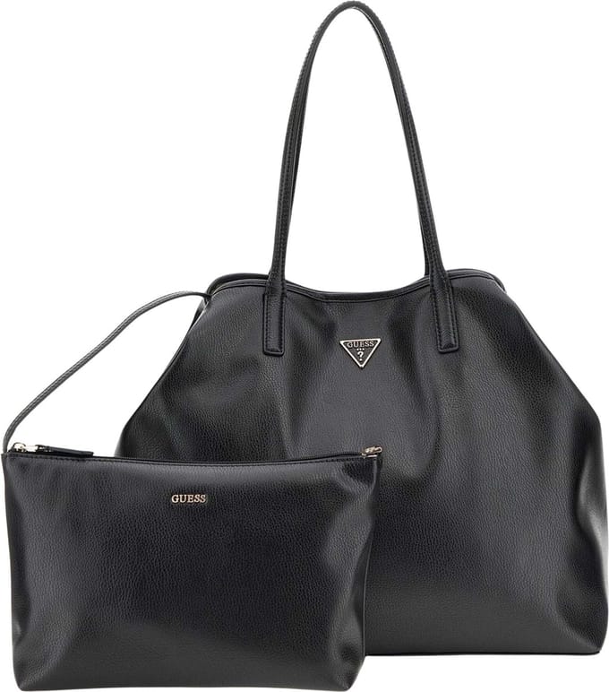 Guess Eco Vittoria - Shopper L with removable pouch 40 cm (black)