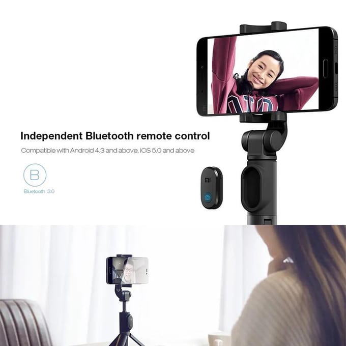 Perche à selfie Xiaomi 2 en 1 noir
