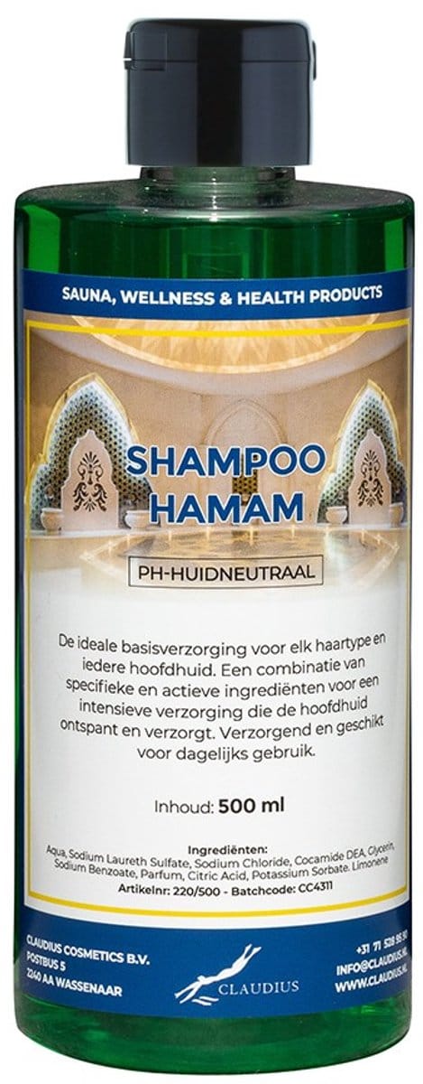 Shampoo Hamam 500 ml met klepdop - haarverzorging